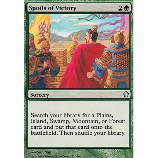 Spoils of Victory - Commander 2013 (inglés)