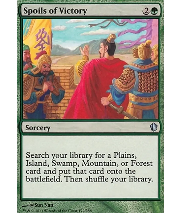 Spoils of Victory - Commander 2013 (inglés)