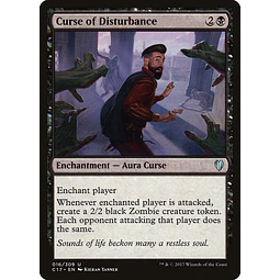 Curse of Disturbance - Commander 2017 (inglés)