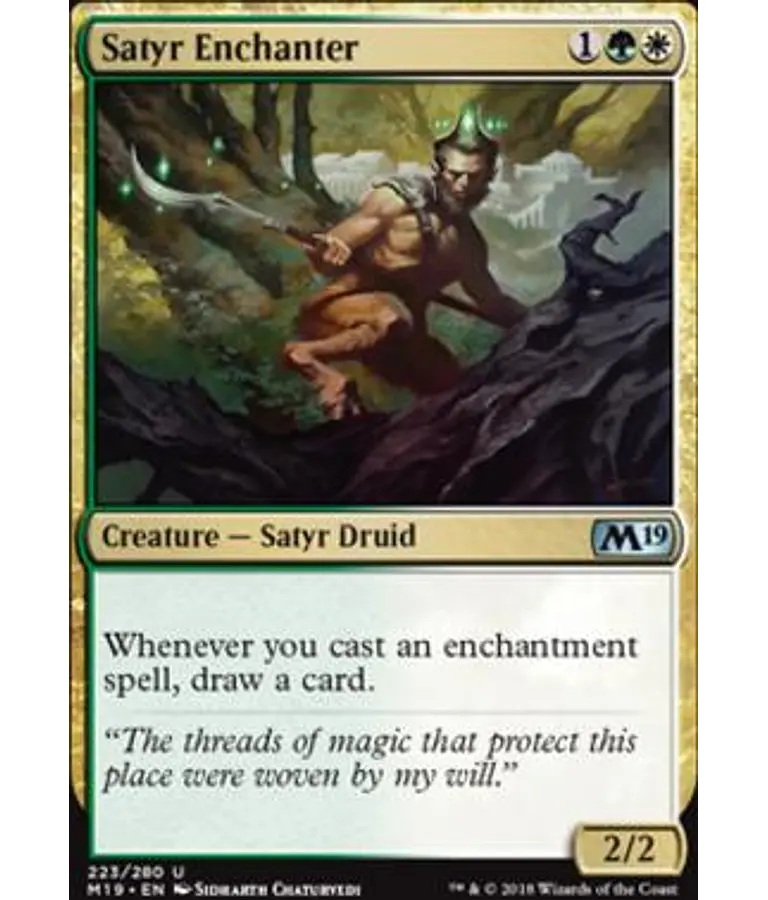 Satyr Enchanter - Core Set 2019 (español)