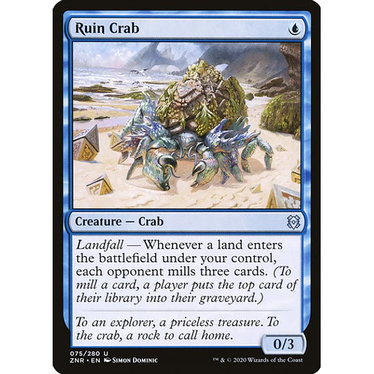 Ruin Crab - Zendikar Rising (inglés)
