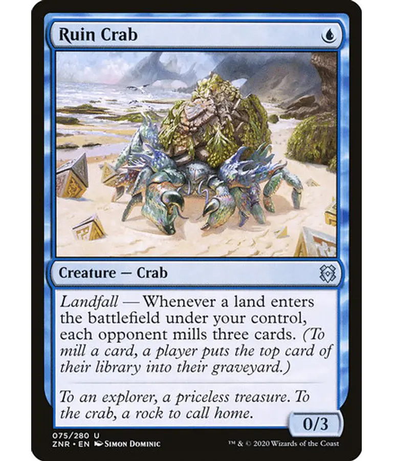 Ruin Crab - Zendikar Rising (inglés)