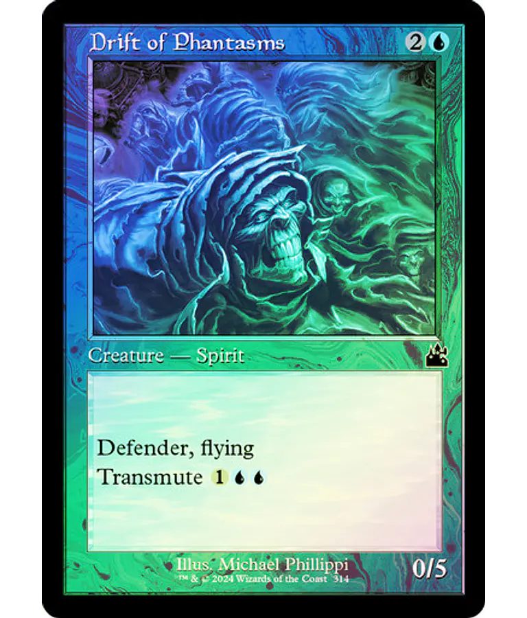 Drift of Phantasms (0314 - Retro Frame) - Ravnica Remastered Variants Foil (inglés)