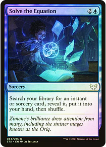 Solve the Equation - Strixhaven: School of Mages Foil (inglés)