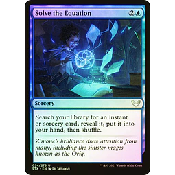 Solve the Equation - Strixhaven: School of Mages Foil (inglés)
