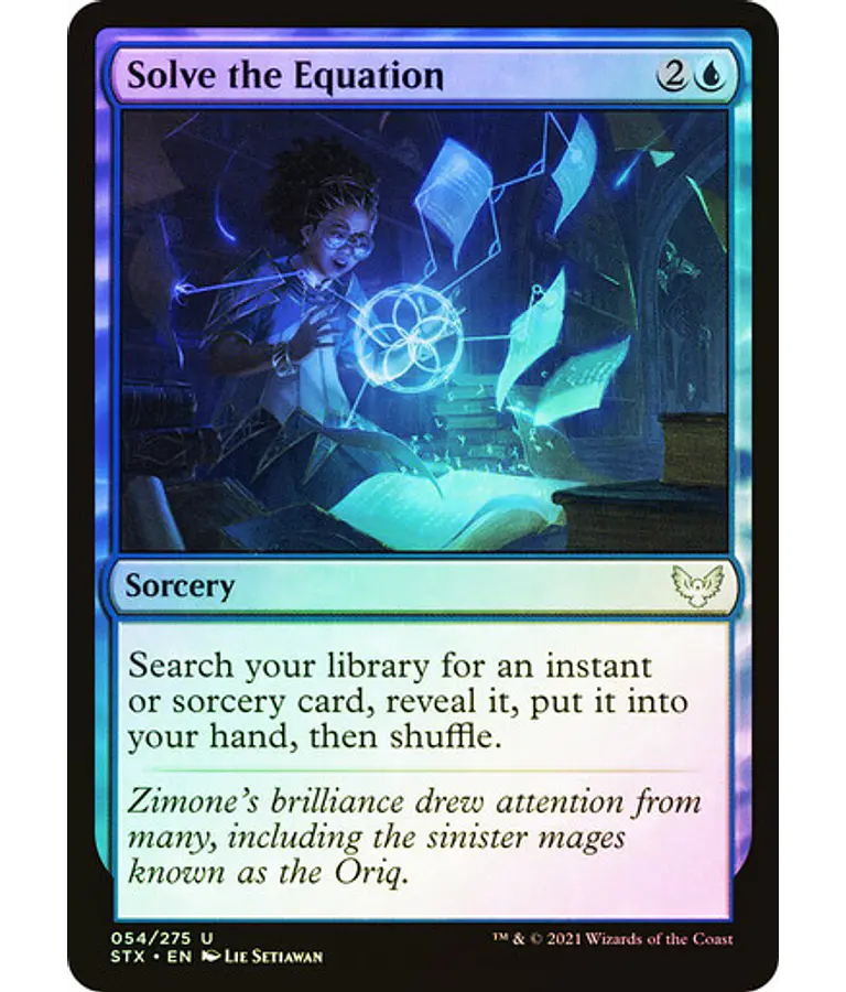 Solve the Equation - Strixhaven: School of Mages Foil (inglés)