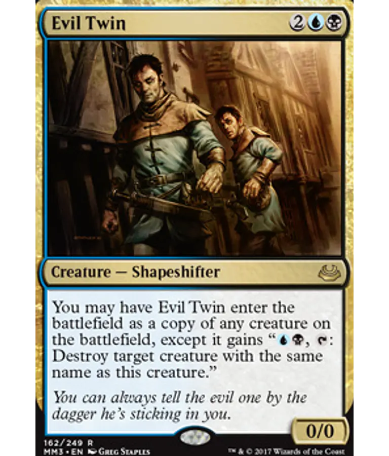 Evil Twin - Modern Masters 2017 (inglés)