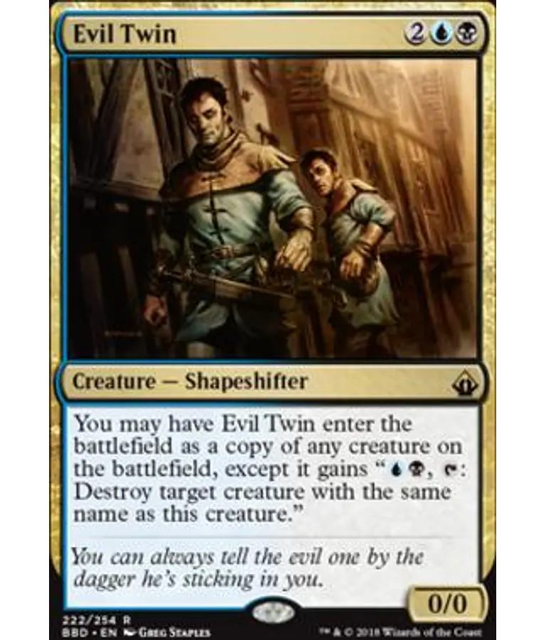 Evil Twin - Battlebond (inglés)