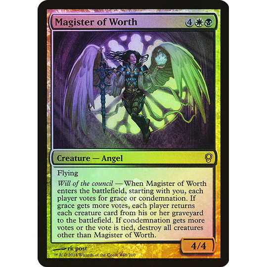 Magister of Worth (Launch Promo Foil) - Promotional (inglés)