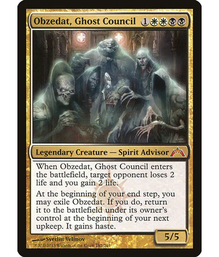 Obzedat, Ghost Council - Gatecrash (inglés)