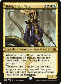 Sidisi, Brood Tyrant - Khans of Tarkir (inglés)