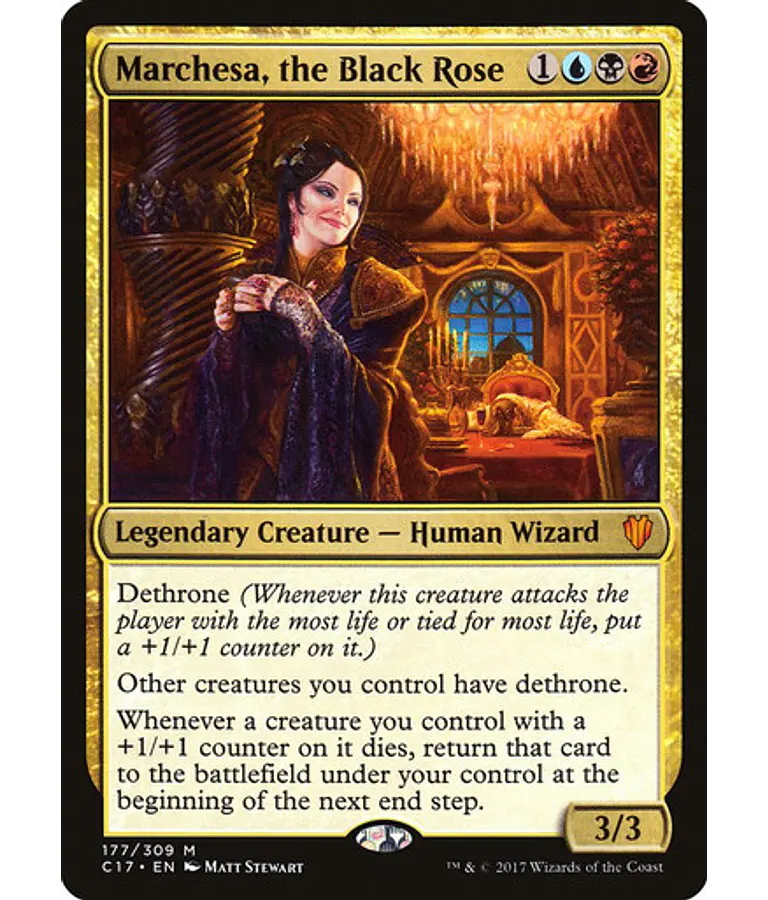 Marchesa, the Black Rose - Commander 2017 (español)