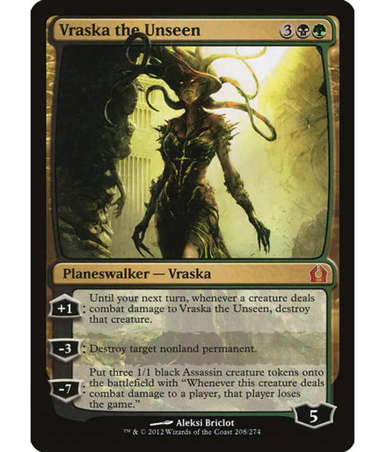 Vraska the Unseen - Return to Ravnica (español)