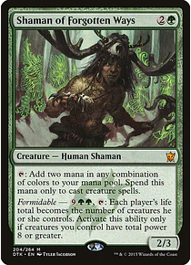 Shaman of Forgotten Ways - Dragons of Tarkir (español)