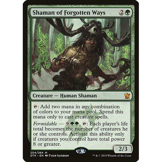 Shaman of Forgotten Ways - Dragons of Tarkir (español)