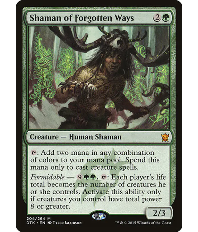 Shaman of Forgotten Ways - Dragons of Tarkir (español)