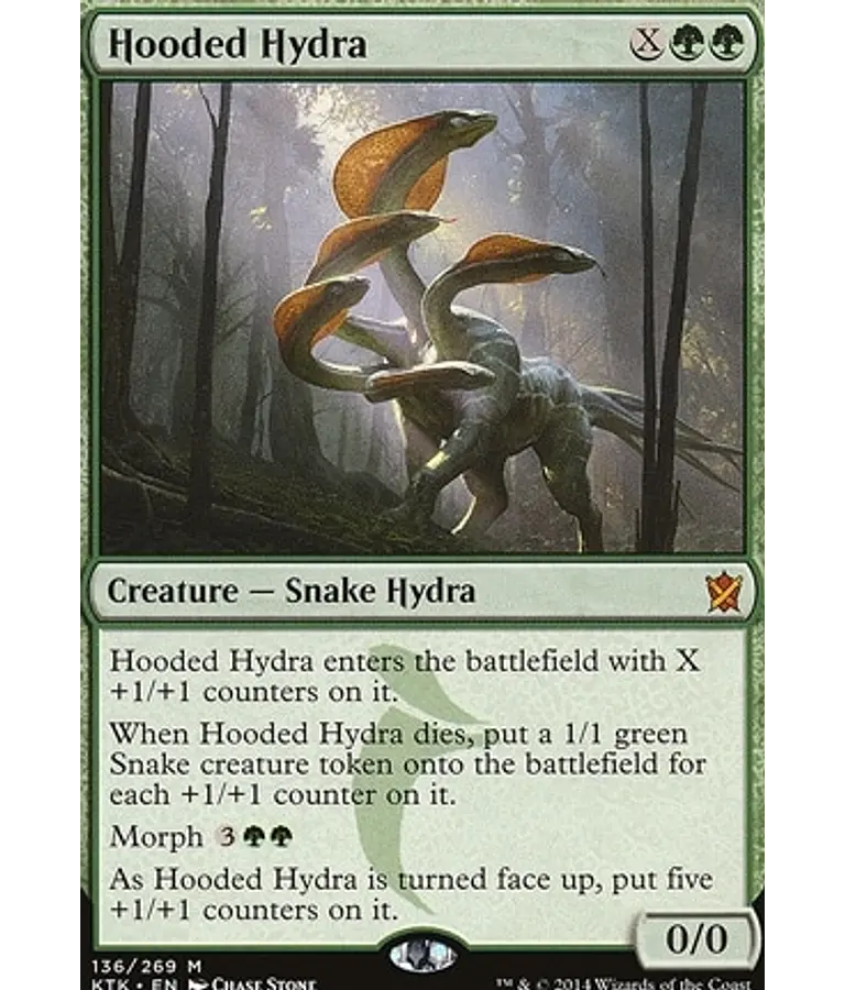 Hooded Hydra - Khans of Tarkir (inglés)