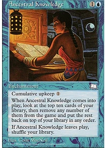 Ancestral Knowledge - Weatherlight (español)