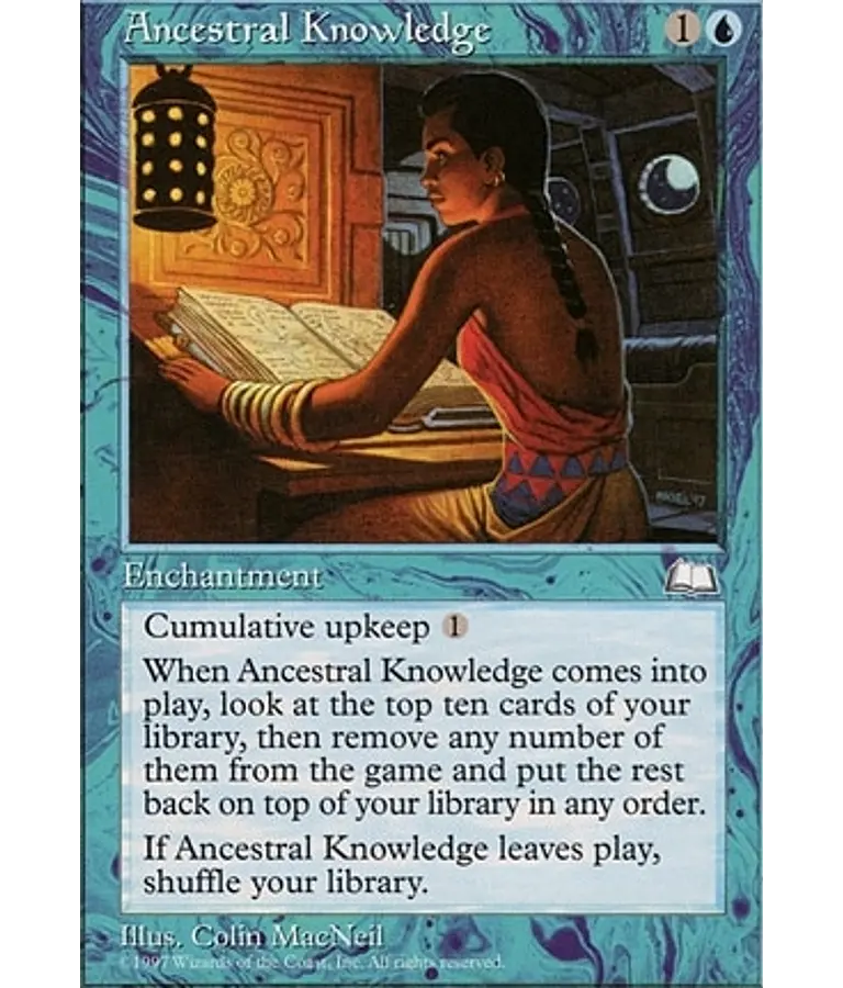 Ancestral Knowledge - Weatherlight (español)