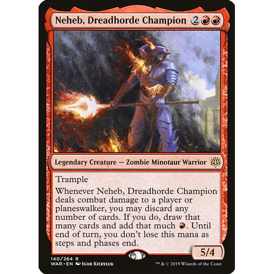 Neheb, Dreadhorde Champion - War of the Spark (español)
