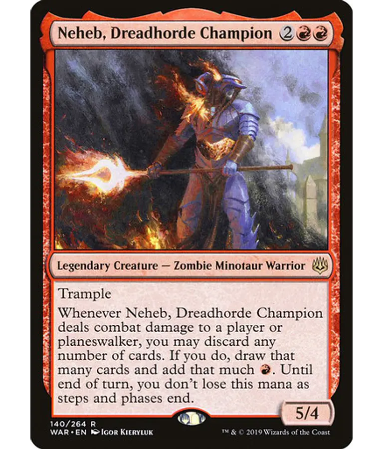 Neheb, Dreadhorde Champion - War of the Spark (español)