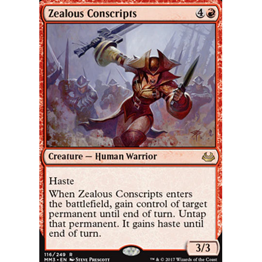 Zealous Conscripts - Modern Masters 2017 (inglés)