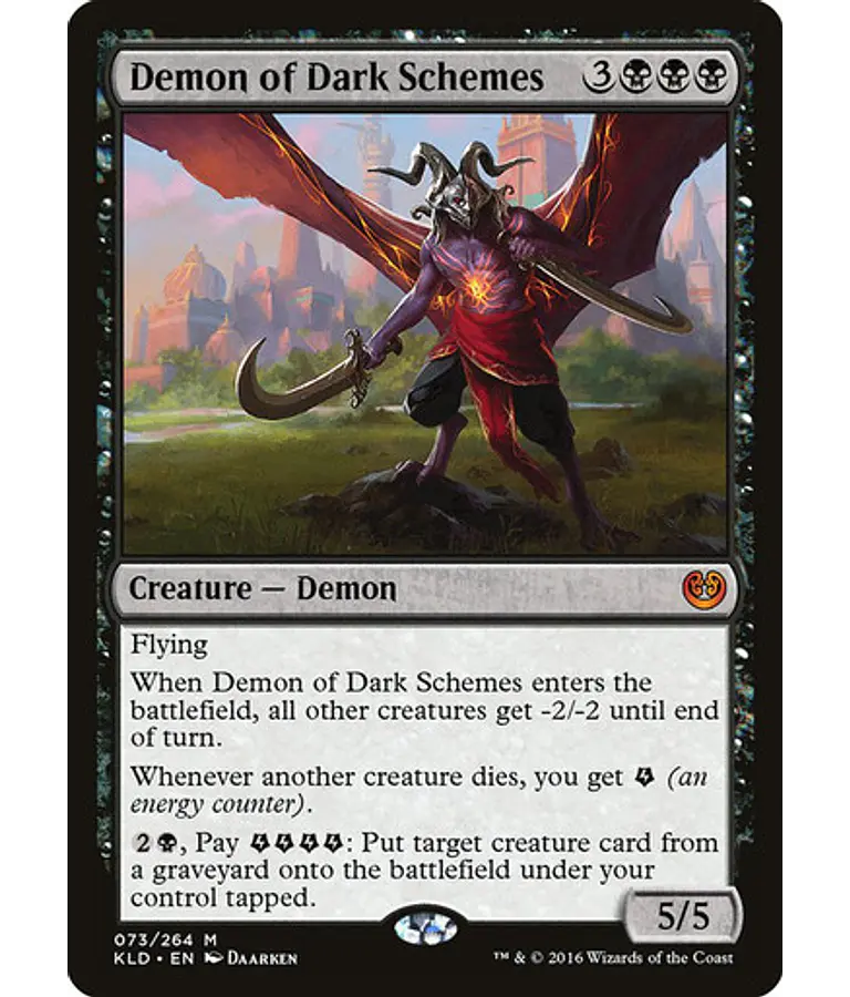 Demon of Dark Schemes - Kaladesh (español)
