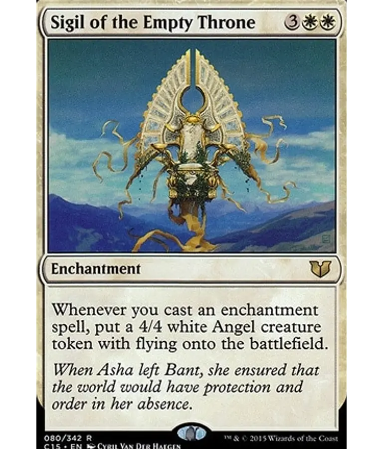 Sigil of the Empty Throne - Commander 2015 (español)