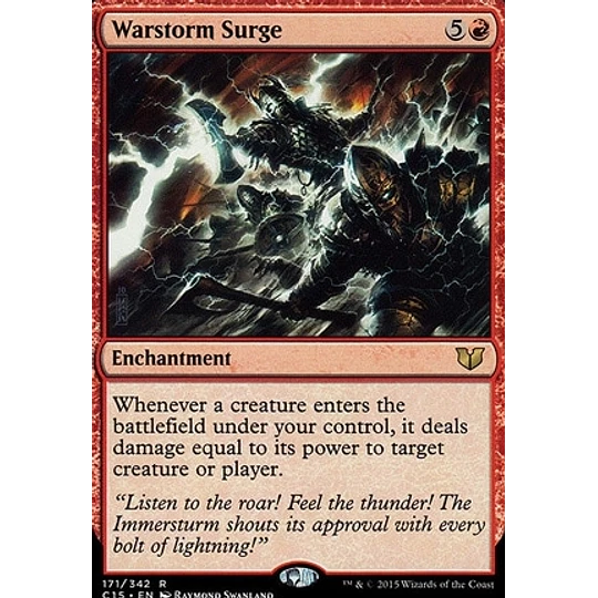 Warstorm Surge - Commander 2015 (español)