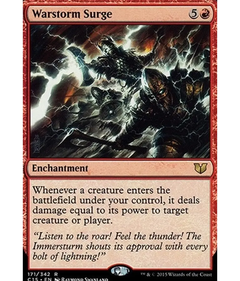 Warstorm Surge - Commander 2015 (español)