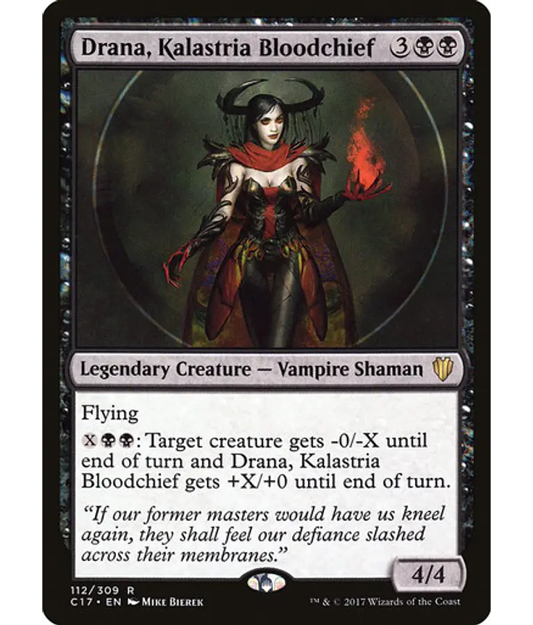 Drana, Kalastria Bloodchief - Commander 2017 (inglés)