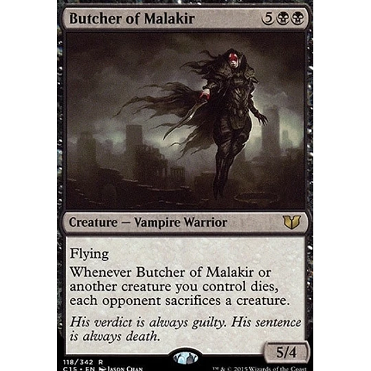 Butcher of Malakir - Commander 2015 (español)