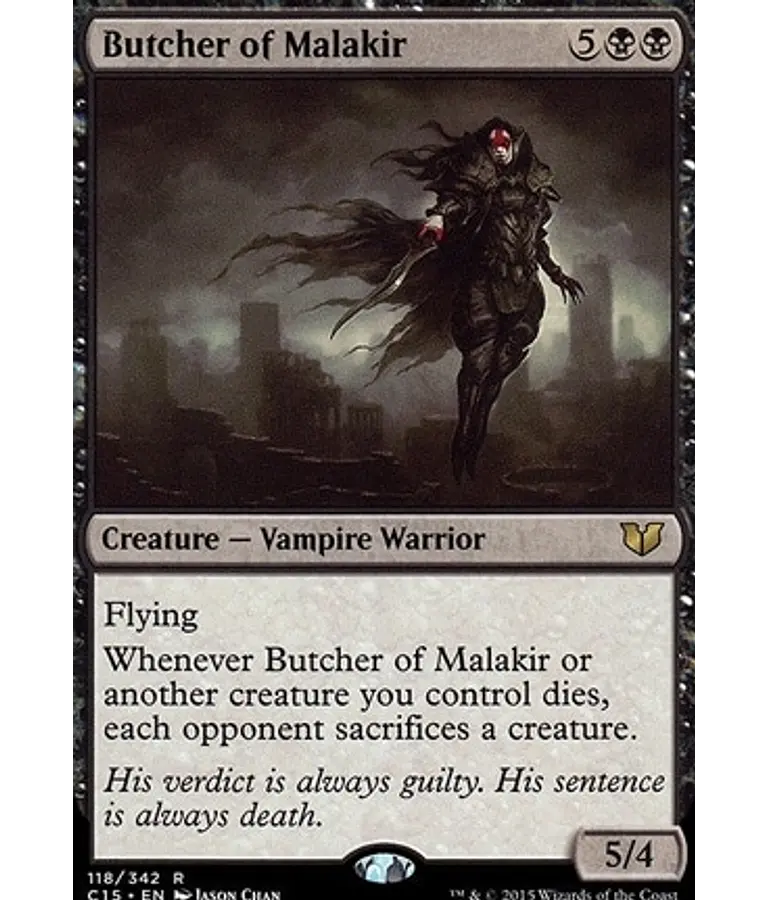 Butcher of Malakir - Commander 2015 (español)
