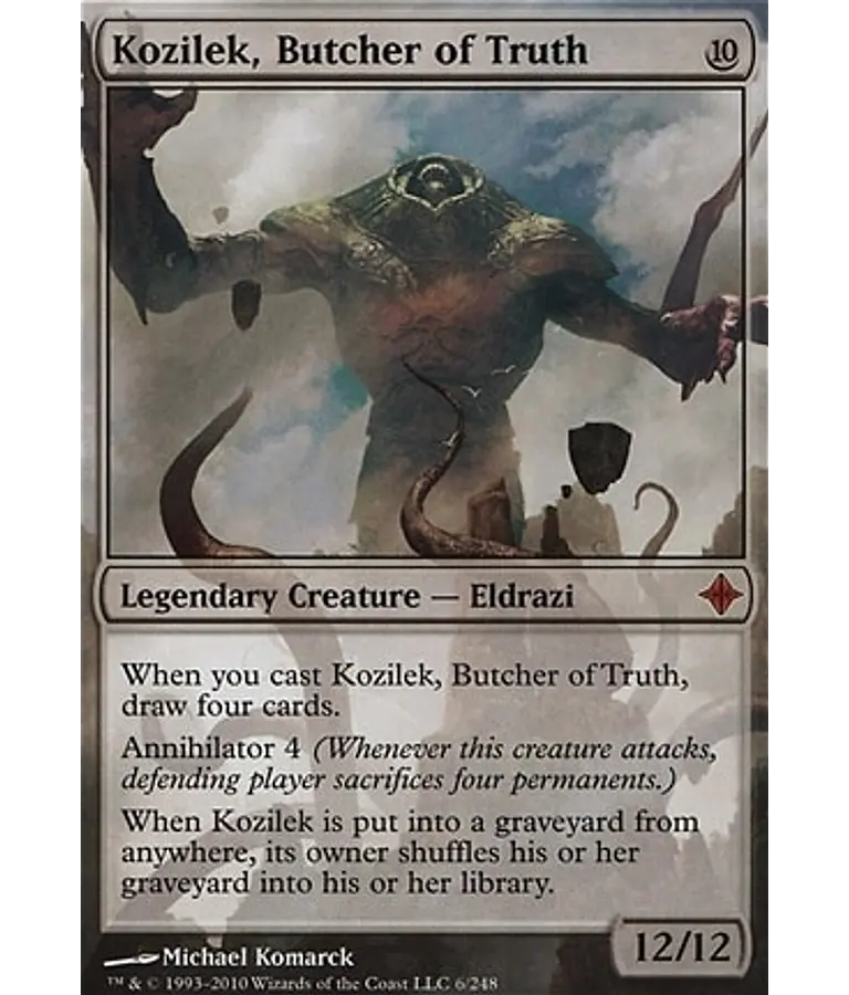 Kozilek, Butcher of Truth - Rise of the Eldrazi (español)
