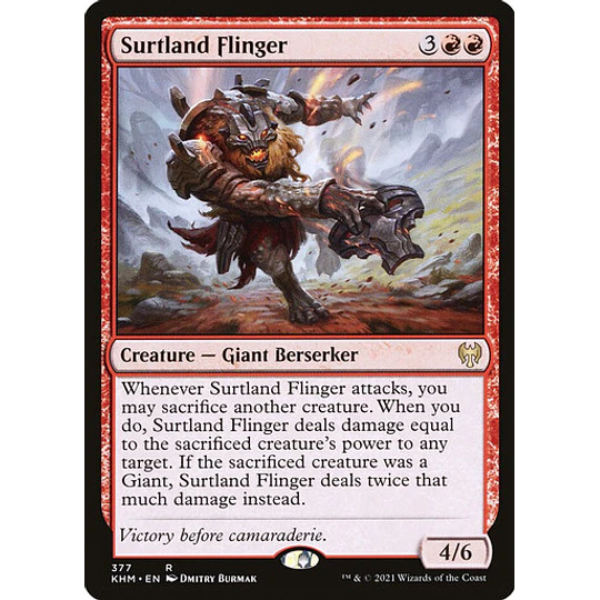 Surtland Flinger (Theme Booster) - Kaldheim (inglés)