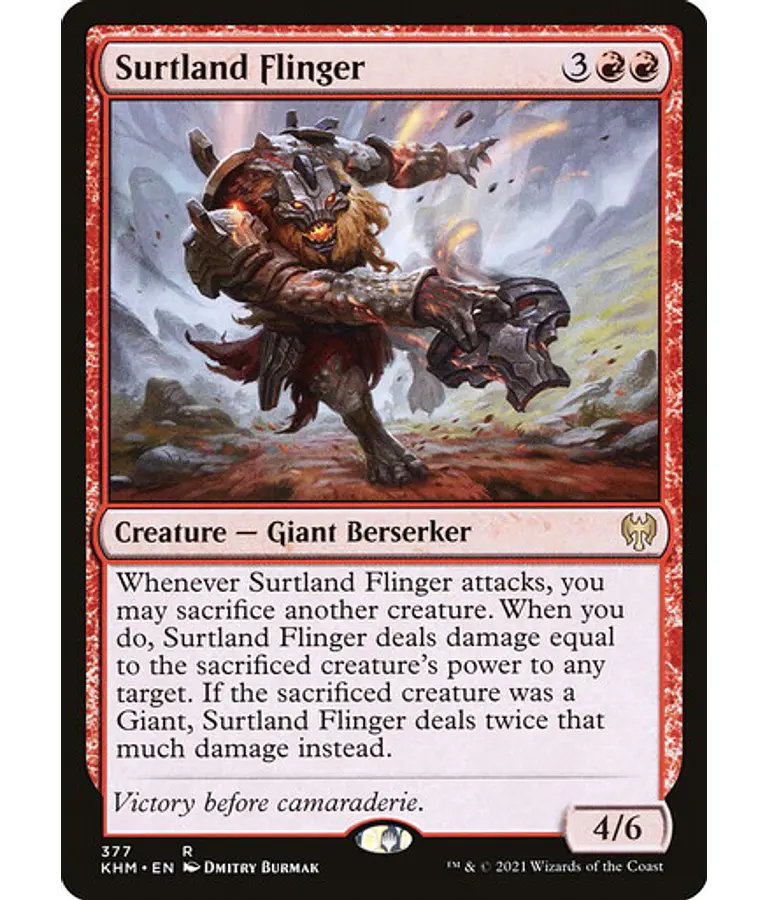 Surtland Flinger (Theme Booster) - Kaldheim (inglés)