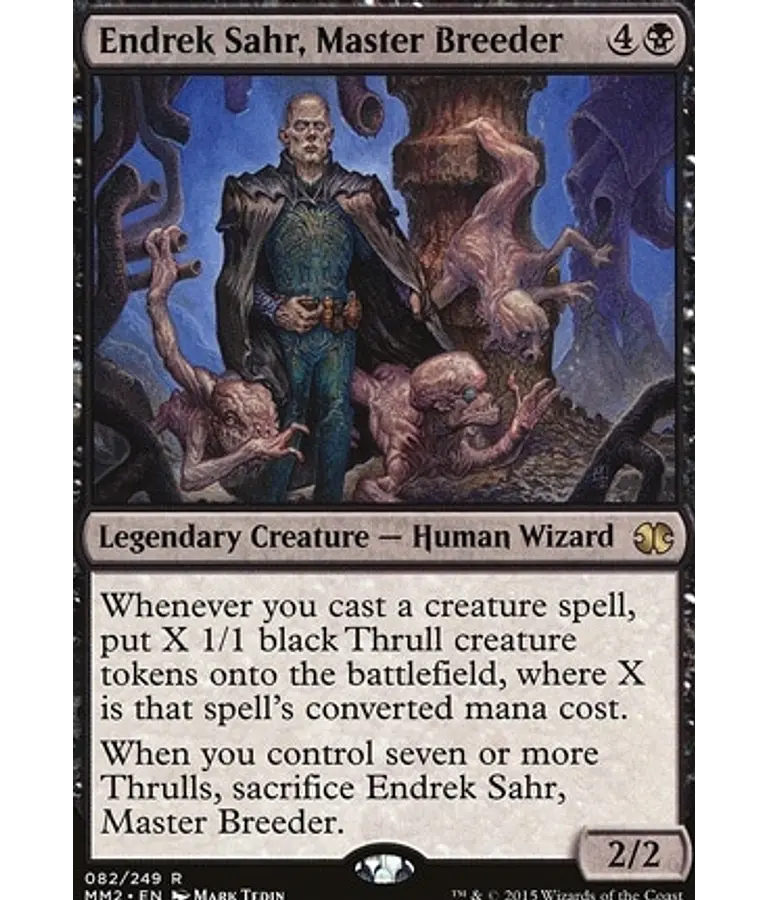 Endrek Sahr, Master Breeder - Modern Masters 2015 (inglés)