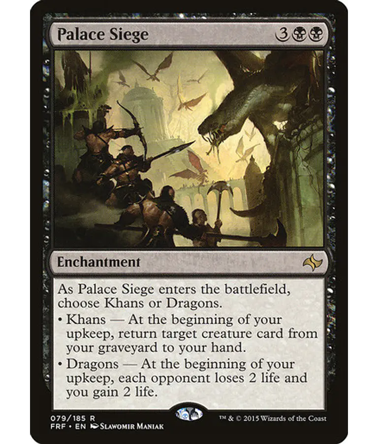 Palace Siege - Fate Reforged (inglés)