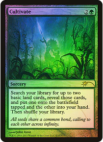 Cultivate (FNM Foil) - Promotional (español)