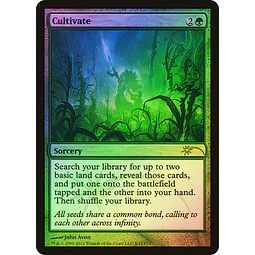 Cultivate (FNM Foil) - Promotional (español)