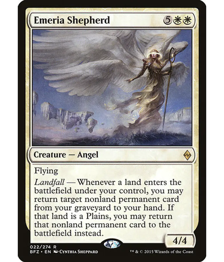 Emeria Shepherd - Battle for Zendikar (inglés)