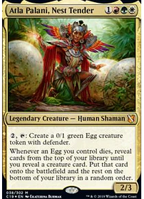 Atla Palani, Nest Tender (Foil) - Commander 2019 (español)