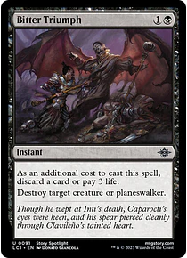 Bitter Triumph - The Lost Caverns of Ixalan (inglés)