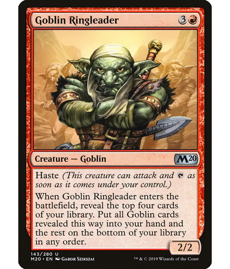 Goblin Ringleader - Core Set 2020 (inglés)