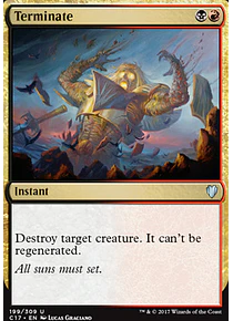 Terminate - Commander 2017 (einglés)