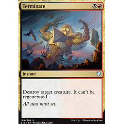 Terminate - Commander 2017 (einglés)