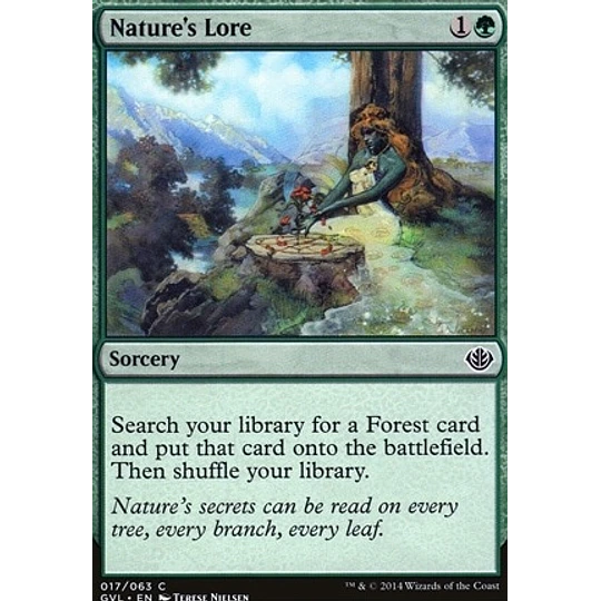 Nature's Lore (Garruk vs Liliana) - Duel Decks: Anthology (inglés)