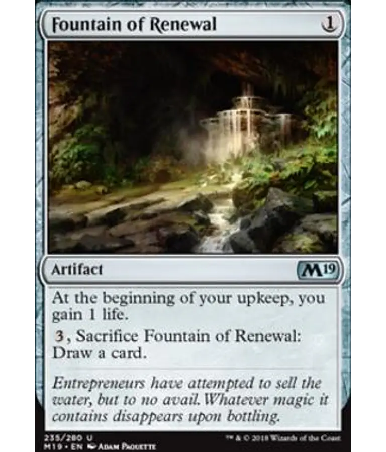 Fountain of Renewal - Core Set 2019 (inglés)