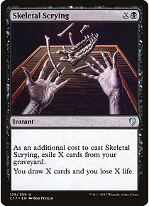 Skeletal Scrying - Commander 2017 (inglés)