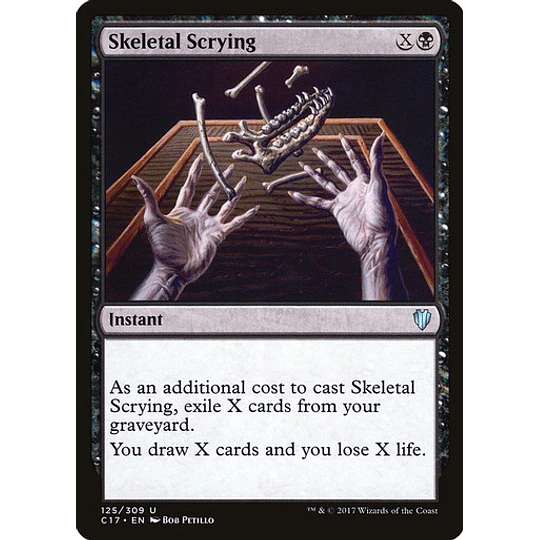 Skeletal Scrying - Commander 2017 (inglés)
